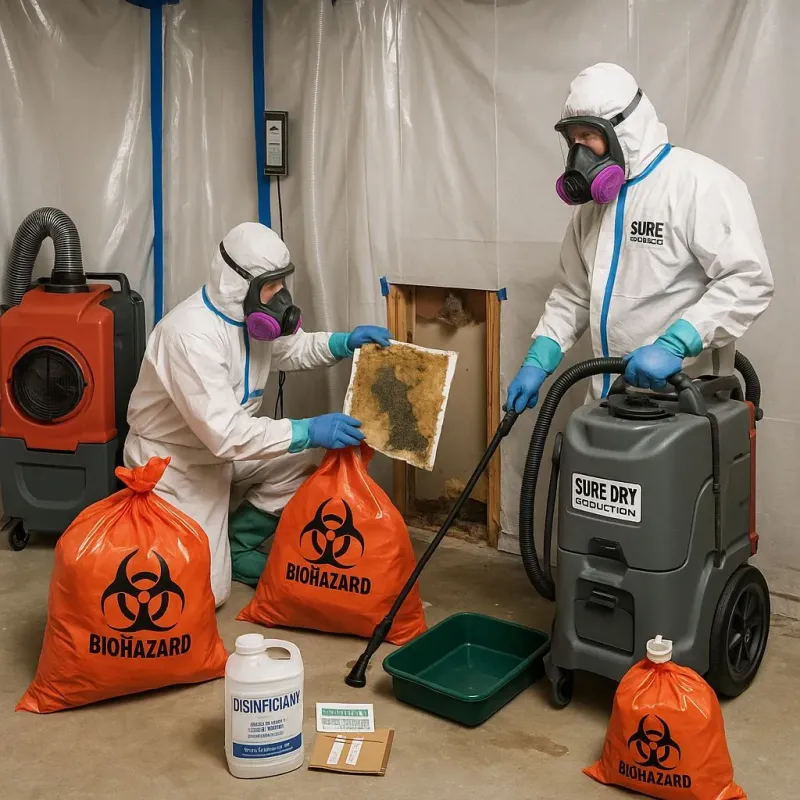 Contaminated Water Handling Protocols process in Colfax, IA